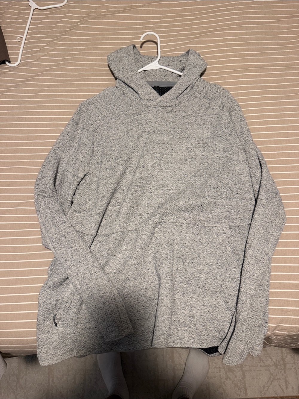 lululemon athletica Light Heather Gray Men's Hoodie